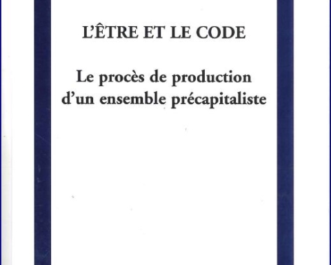 Préface à “L’Être et le Code”Michel Clouscard ( 2003 )